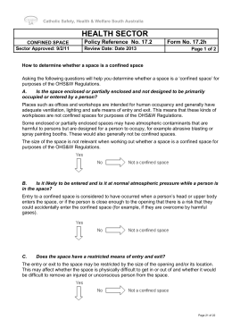 confined space risk assessment form