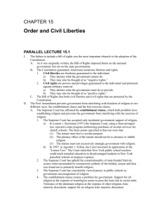 Order and Civil Liberties