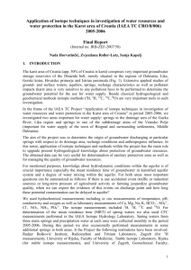 Tritium and stable isotope distribution in the atmosphere at the