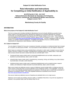 Initial Notification/Compliance Form - Charlotte