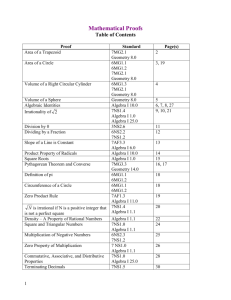 Mathematical Proofs