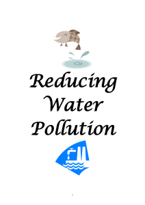 REDUCING WATER POLLUTION