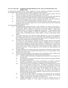 15A NCAC 02H .1030 Stormwater Requirements: Oil and Gas