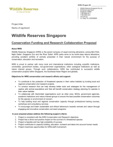 Application form for Conservation support