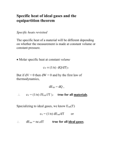 Equipartition Theorem