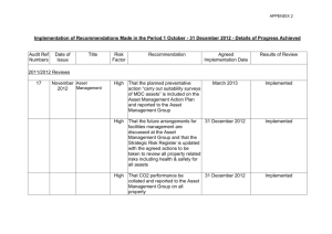 Implementation Position Statement