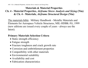 A03, Material Properties