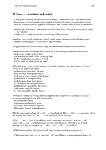 Disease transmission and control