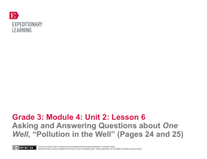 Grade 3 ELA Module 4, Unit 2, Lesson 6