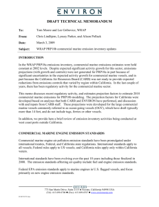 Commercial Marine Engine Emission Standards