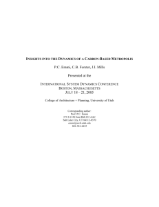 Insights into the Dynamics of Carbon-Based Cities