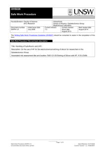 swp (hf procedures)