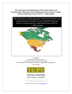Executive Summary - Texas Center for Policy Studies