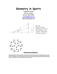 Geometry in Sports