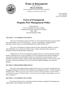 section 5: organic pest management (opm) for turf grass and