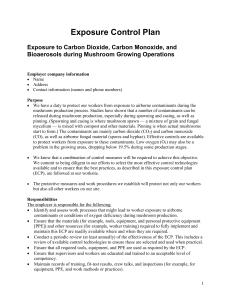 Exposure to Carbon Dioxide, Carbon Monoxide