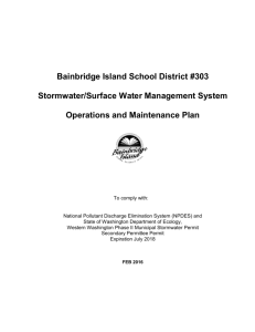 A. Mapping of the Stormwater Management System: Permit Section