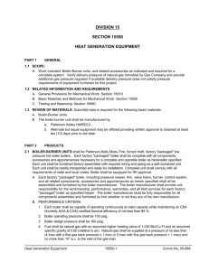 P-K MODU-FIRE FD Sample Specs - Harsco Industrial Patterson