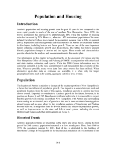 IX. Population and housing