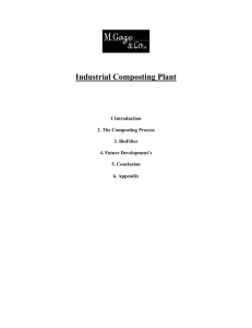 Industrial Composting Plant document
