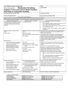 Job Safety Analysis Worksheet