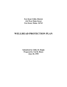 Wellhead Protection Plan