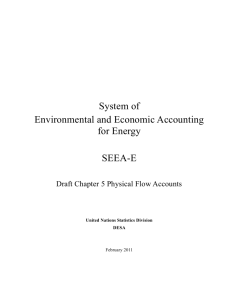 Chapter 5 Physical Flow Accounts - United Nations Statistics Division