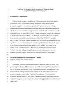Groundwater Information for Elkhorn Slough