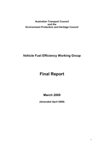 Vehicle Fuel Efficiency Working Group