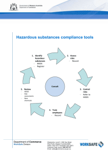 hazardous substances compliance tools