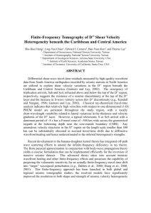 Finite-Frequency Tomography of D`` Shear Velocity Heterogeneity
