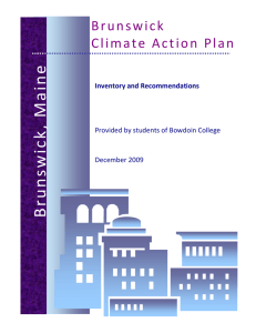 (2009) Brunswick, Maine Climate Action Plan