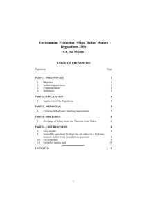 Environment Protection (Ships` Ballast Water) Regulations 2006