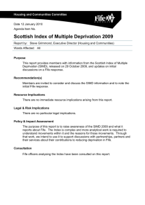 Scottish Index of Multiple Deprivation 2009