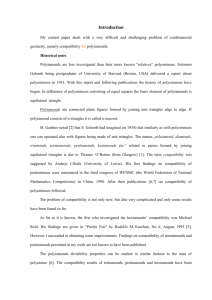 Theory of Divisibility and Compatible Polyiamonds