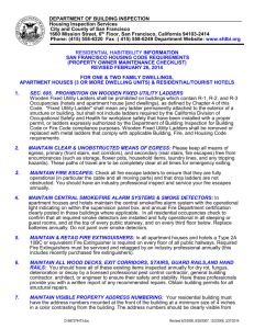 Residential Building Owner/Operator Page 1 of 4 Informational