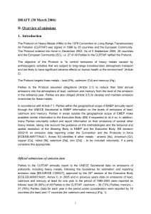 EMISSIONS OF HEAVY METALS