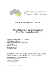 Hybrid statistical–dynamic seasonal streamflow forecasting method