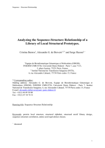 sequence-structure relationship - HAL