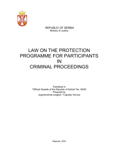 Microsoft Word - 07-Law on protection programme for participants in