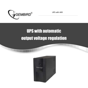 New UPS-PC series english manual