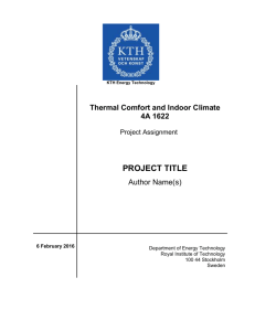 I. Project guidelines