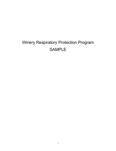 Winery Respiratory Protection Program