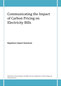 Communicating the impact of Carbon Pricing RIS – DOC version