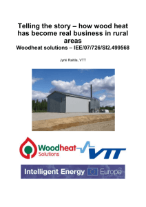 Finland: Wood heat has become real business