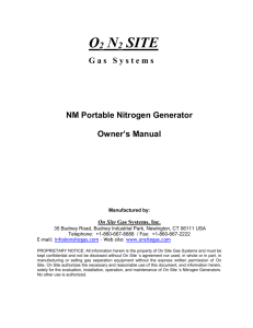 3.5.8 Nitrogen Product Manual Control Valve