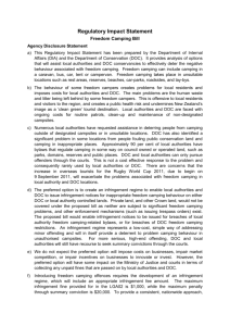 Regulatory Impact Statement - Department of Internal Affairs