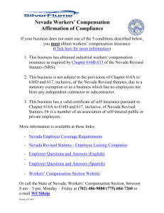 Affirmation of Compliance with Mandatory Industrial Insurance