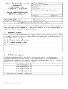 Industrial Stormwater General Permit Annual Report Form