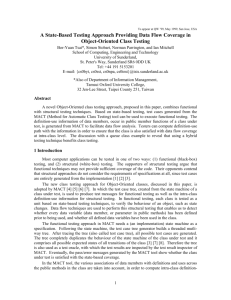 7 Data Flow Testing Approach in MACT